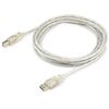 Кабель BURO USB А->B 2.0 3м прозрачный [USB2.0-AM/BM-3-TRANS] фотографии