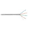 Кабель Nikomax NMC 4100C-WT U/UTP 4 пары, Кат.5e (Класс D), тест по ISO/IEC, 100МГц, одножильный, BC (чистая медь), 24AWG (0,51мм), полимерный материал нг(А)-HF, внутренний, белый, 305м фотографии