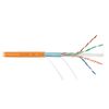 Кабель Nikomax NMC 4240C-OR F/UTP 4 пары, Кат.6 (Класс E), тест по ISO/IEC, 250МГц, одножильный, BC (чистая медь), 23AWG (0,55мм), полимерный материал нг(А)-HF, внутренний, оранжевый, 305м фотографии