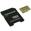 Secure Digital карты: Карта памяти Transcend microSDXC  128Gb UHS-I U3 V30 + microSD-->SD Adapter [TS128GUSD500S] фотографии