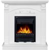 Камины: Портал Firelight Barocco Classic белый фотографии