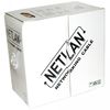 Кабель и разъемы: Кабель Netlan UEC-UU004-5E-PVC-GY U/UTP 4 пары, кат.5e, медь, внутренний, PVC, одножильный, 100МГц, серый, 305м фотографии