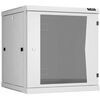 Шкафы и стойки: Настенный разборный шкаф TLK TWC-126060-R-G-GY 19", 12U, стеклянная дверь, Ш600хВ636хГ600мм, 2 пары монтажных направляющих, серый фотографии