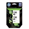 Для HP (оригинал): Картридж HP C9504HE 2-Pack Black №130+№130 для hp DJ460c/5(7/9)43/6843/9803d, OJ6313/7(2/3/4)13, PhSm2573/2713/8x53 фотографии