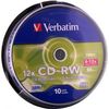 CD-R/RW диски: Диски CD-RW Verbatim 700Mb 12x уп.10 шт., на шпинделе [43480] фотографии