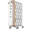 Масляные радиаторы: Масляный радиатор Electrolux Wave EOH/M-9209 мощность обогрева 2000 Вт, число секций: 9, термостат, колеса для перемещения, цвет белый фотографии