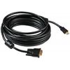 Шлейфы, кабели, удлинители: Кабель BURO HDMI-19M-DVI-D-10M HDMI (m) - DVI-D (m) 10м феррит.кольца черный фотографии