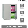 Сейфы и металлические шкафы: Шкаф металлический (антресоль) Brabix MK 08/46 830х915х460 мм, 24 кг, 1 полка, разборный [S204BR080102] фотографии
