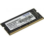 Оперативная память: Модуль памяти Patriot 4Gb DDR4 SODIMM  CL19 [PSD44G266681S] фотографии