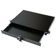 Шкафы и стойки: Полка под клавиатуру выдвижная TLK TLK-KB1-BK 19", 1U, Ш432хГ300мм, черная фотографии