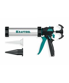 Закрытый пистолет для герметика KRAFTOOL ULTRA 310 мл регулировка силы давления, вариативная антикапельная система, универсальный [06677-31] фотографии