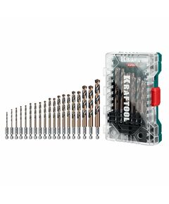 Набор сверл по металлу KRAFTOOL IMPACT READY НЕХ-1/4" 19 шт, для винтовёртов и шуруповертов [29652-H19] фотографии