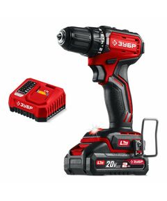 Бесщеточная дрель-шуруповерт Зубр ДБ-45-21 ЗУБР 20 В, 45 Н·м, 1 АКБ LMS (2 А·ч) фотографии