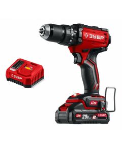 Бесщеточная ударная дрель-шуруповерт Зубр ДБУ-65-21 20 В, 65 Н·м, 1 АКБ LMS (2 А·ч) фотографии