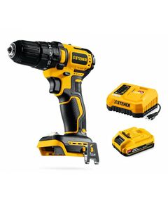 Бесщеточная ударная дрель-шуруповерт STEHER CBS-45-21 20 В, 45 Н·м, 1 АКБ LMS (2 А·ч) фотографии