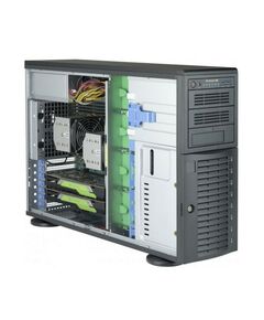 Корпус SuperMicro CSE-743AC-1K26B-SQ 8x 3.5"/2.5" SAS3/SATA3 Backplane for Hot-Swappable Drives, Whisper-Quiet (<27dB), Front HDD Door Lock & Side Panel Intrusion Switch, Front I/O Ports: 2x USB 3.0, 2x 8cm PWM Fans & 1x 9cm Rear PWM Fan фотографии