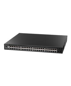 Коммутатор Edge-corE ECS4620-52P 48 x GE + 2 x 10G SFP+ ports + 1 x expansion slot (for dual 10G SFP+ ports) L3 Stackable Switch, w/ 1 x RJ45 console port, 1 x USB type A storage port, RPU connector, Stack up to 4 units, PoE Budget max. 780W фотографии