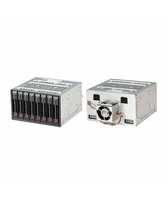 Корзина для накопителей SuperMicro CSE-M28SACB Mobile Rack in 2x5.25" for 8x2.5" HDD Hot-swap SAS3(12Gbps)/SATA фотографии