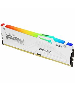 Модуль памяти Kingston 16GB FURY Beast White RGB DDR5 DIMM 5600 [KF556C40BWA-16] фотографии