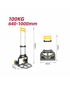 Тележка складная Deli DL434100 двухколесная, грузоподъемность до 100кг фотографии