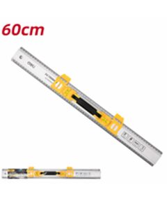 Линейка-уровень Deli DL700300A разметочная, с пластиковой ручкой, 600мм, 2 глазка, скользящие блоки фотографии