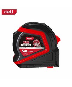 Рулетка Deli DP5523 с магнитным зацепом, 5м*25мм, метрическая фотографии