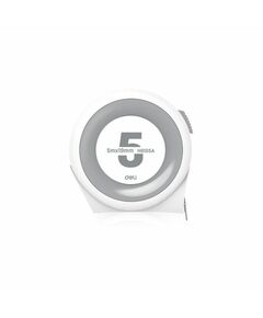 Рулетка Deli H8105A Home Series White, 5м х 19мм, клипса, шнурок, эксклюзивный дизайн фотографии