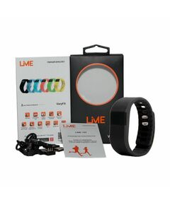 Фитнес-браслет Lime Lime 102 черный, шагомер, подсчет калорий, часы, будильник [Lime 102 black] фотографии