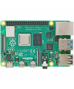 Одноплатный компьютер Raspberry Pi 4 Model B (RA608), 8GB RAM Broadcom BCM2711 Quad core Cortex-A72 (ARM v8) 64-bit SoC @ 1.5GHz CPU, WiFi, Bluetooth, 40-pin GPIO, 2x USB 3.0, 2xUSB 2.0, 2x micro-HDMI, Разъем питания USB-C, Retail [Raspberry Pi 4 Model B 8GB RAM] фотографии