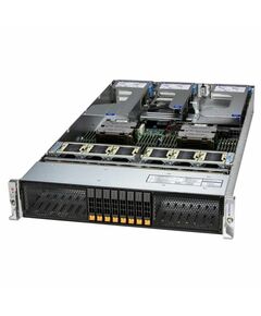 Платформа для сервера SuperMicro AS-2126HS-TN 2U (2x AMD EPYC 9004/9005 / 24x DDR5 RDIMM / 16x Hs 2.5" NVMe/SATA*/SAS*/ 6x PCIe 5.0 / no LAN / 2x 1600W Power) (16 NVME config) фотографии