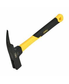Молоток Deli DL5060 600гр кровельщика, магнит, противоскользящий боек, фиберглассовая рукоять фотографии