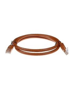 Патч-корд ACD ACD-LPU6Z-10N Cat6, UTP, 26AWG, 4Pair, CU, LSZH, Коричневый, 1м фотографии