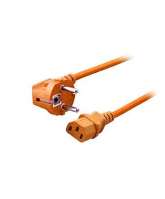 Шнур (кабель питания) ACD SUPER HEAVY DUTY 3*2,5 S22C13 Schuko - C13, 10А, оранжевый, 2.0 м [ZJE-001] фотографии