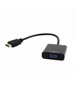 Переходник HDMI-VGA Cablexpert A-HDMI-VGA-03 19M/15F, длина 15см, Jack3.5 аудиовыход фотографии