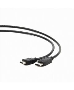 Кабель DisplayPort-HDMI Cablexpert CC-DP-HDMI-6 20M/19M, 1.8м, черный, экран, пакет фотографии