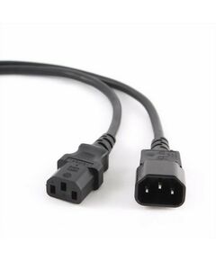 Кабель питания сист.блок-монитор Cablexpert PC-189-15 4.5м, C13-C14, 6А, сечение провода: 0.5 мм2, черный, с заземлением фотографии