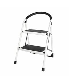 Стремянка Deli DL509012 стальная, двухступенчатая, макс.высота 460мм, до 150кг, ступени 360x270мм фотографии