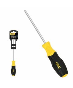 Отвертка Deli DL6310010T Torx, T10x100мм, сталь Cr-V, двухкомпонентная прорезиненная рукоять фотографии