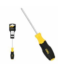 Отвертка Deli DL6310025T Torx, T25x100мм, сталь Cr-V, двухкомпонентная прорезиненная рукоять фотографии