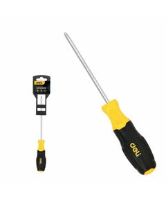 Отвертка Deli DL6310030T Torx, T30x100мм, сталь Cr-V, двухкомпонентная прорезиненная рукоять фотографии