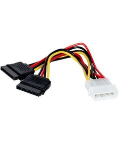 Переходник питания Exegate EX-CC-SATA-PSY IDE 1big -> 2SATA, 15см [EX138935RUS] фотографии
