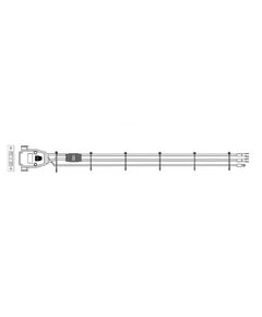 Кабель Gospower 0504-16030021 Power cable DC, 2м, Для блоков питания серии G1232 фотографии