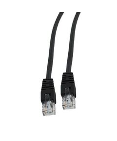 Патч-корд UTP Cablexpert PP12-0.5M/BK кат.5e, 0.5м, литой, многожильный, черный фотографии