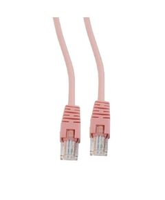 Патч-корд Cablexpert PP12-1M/RO UTP, кат.5e, 1м, литой, многожильный, розовый фотографии