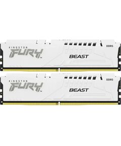 Модуль памяти Kingston 32GB (Kit of 2) FURY Beast White XMP 5600MT/s DDR5 CL40 DIMM [KF556C40BWK2-32] фотографии