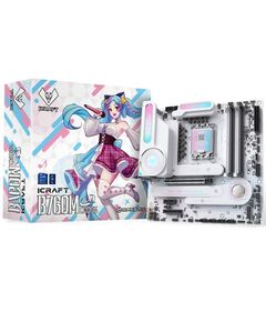 Материнская плата Maxsun MS-iCraft B760M CROSS B760, LGA1700, 4*DDR5, 1*PCIEx16, 1*PCIEx4, 1*PCIEx1, 3*M.2, 1*TypeC, 6*USB3.2Gen1, 8*USB2.0, 4*SATA3.0, 2.5G, DP, HDMI, M-ATX, RTL [6940709660416] фотографии