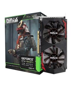 Видеокарта Ninja GTX1050Ti 4GB (Sinotex), 128bit, GDDR5, DVI-D, DP, HDMI, 2FAN, RTL фотографии