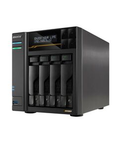 Платформа СХД Asustor AS6804T 4 Bay (Max.16), 4xM.2, 2x5GLAN, 2x10GLAN, 16GB (Max.64GB), DDR5, 2xUSB-C, 3xUSB [90IX01T4-BW3S00] фотографии