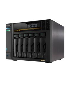 Платформа СХД Asustor AS6806T 6 Bay (Max.18), 4xM.2, 2x5GLAN, 2x10GLAN, 16GB (Max.64GB), DDR5, 2xUSB-C, 3xUSB [90IX01T6-BW3S00] фотографии