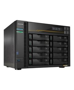 Платформа СХД Asustor AS6810T 10 Bay, 4xM.2, 2x5GLAN, 2x10GLAN, 16GB (Max.64GB), DDR5, 2xUSB-C, 3xUSB [90IX01T0-BW3S00] фотографии